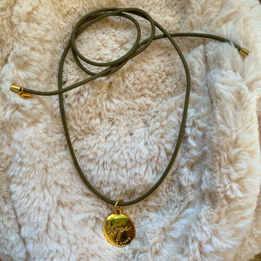 India Hicks token charm necklace